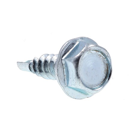 Prime-Line Sheet Metal Screw, Self-Dril, Ind Hex Wash Head #6 X 1/2in Zinc Plt Cse Hrd 100PK 9031879